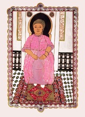 Zora in Pink Caftan