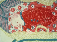 Nicole Asleep in her Basket - 1964