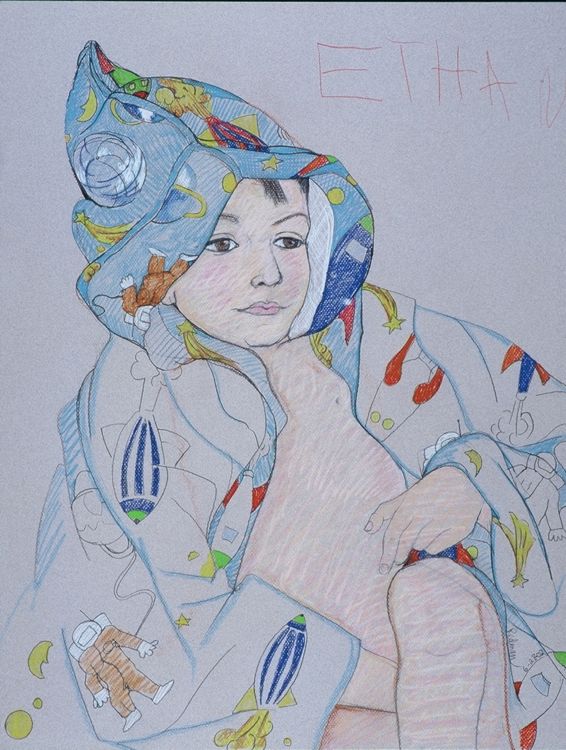 Ethan in Blue Robe - 2002